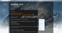 Desktop Screenshot of andrewault.blogspot.com