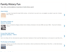 Tablet Screenshot of familyhistoryfun.blogspot.com