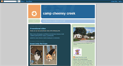 Desktop Screenshot of campcheeneycreek.blogspot.com