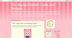 Desktop Screenshot of maskedrabbitcrafts.blogspot.com