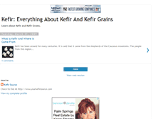 Tablet Screenshot of kefir-grains.blogspot.com