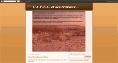 Desktop Screenshot of apec-charente.blogspot.com