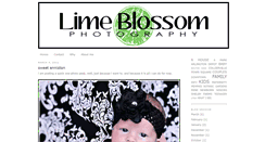 Desktop Screenshot of limeblossomphotography.blogspot.com