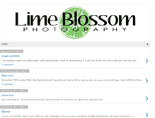 Tablet Screenshot of limeblossomphotography.blogspot.com