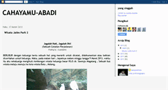 Desktop Screenshot of cahayamu-abadi.blogspot.com