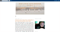 Desktop Screenshot of dontfearyourfreedom.blogspot.com