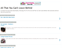 Tablet Screenshot of allthatyoucant.blogspot.com
