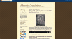 Desktop Screenshot of educationopinion.blogspot.com