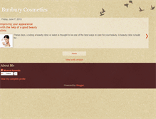 Tablet Screenshot of bunburycosmetics.blogspot.com