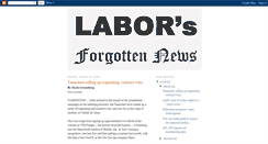 Desktop Screenshot of labor-forgottennews.blogspot.com