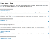 Tablet Screenshot of drawbones.blogspot.com