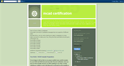 Desktop Screenshot of microsoftmcad.blogspot.com