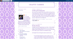 Desktop Screenshot of crafty-carrie.blogspot.com