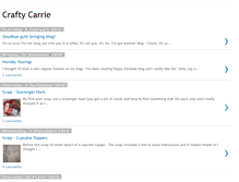 Tablet Screenshot of crafty-carrie.blogspot.com