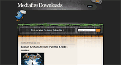 Desktop Screenshot of mediafiredownloadsz.blogspot.com