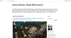 Desktop Screenshot of jamesdickey.blogspot.com