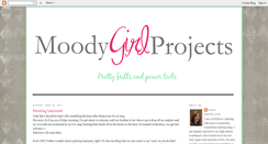 Desktop Screenshot of moodygirlprojects.blogspot.com