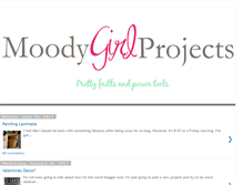 Tablet Screenshot of moodygirlprojects.blogspot.com