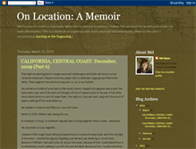 Tablet Screenshot of onlocationamemoir.blogspot.com