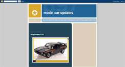 Desktop Screenshot of model-car-updates.blogspot.com