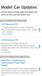 Mobile Screenshot of model-car-updates.blogspot.com