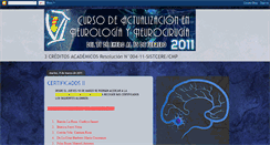 Desktop Screenshot of cursoneurociencias2011.blogspot.com