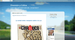 Desktop Screenshot of diversionycritica.blogspot.com