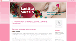 Desktop Screenshot of laetitiasarazin.blogspot.com