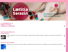 Tablet Screenshot of laetitiasarazin.blogspot.com