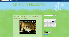 Desktop Screenshot of cancionesfilosoficas.blogspot.com
