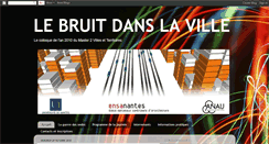 Desktop Screenshot of colloque-m2vt.blogspot.com