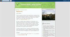 Desktop Screenshot of dinheirominas.blogspot.com