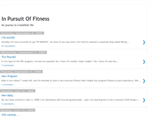 Tablet Screenshot of inpursuitoffitness.blogspot.com