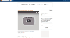 Desktop Screenshot of marketing-secrets-online.blogspot.com