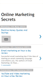 Mobile Screenshot of marketing-secrets-online.blogspot.com