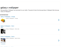 Tablet Screenshot of galaxyswallpaper.blogspot.com