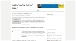 Desktop Screenshot of ortodontiaemsaopaulo.blogspot.com