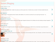 Tablet Screenshot of baxtersblogging.blogspot.com