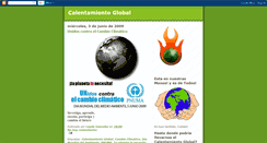 Desktop Screenshot of menoscalentamientoglobal.blogspot.com