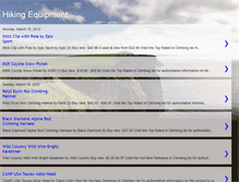 Tablet Screenshot of hikingequipmentfor.blogspot.com
