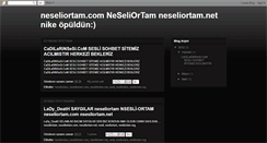 Desktop Screenshot of neseliortam.blogspot.com