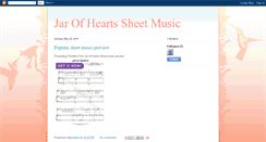 Desktop Screenshot of jarofheartssheetmusic.blogspot.com