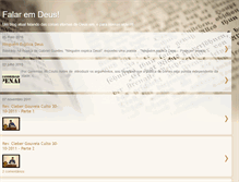 Tablet Screenshot of falaremdeus.blogspot.com