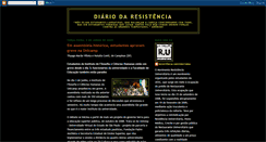 Desktop Screenshot of diariodaresistencia.blogspot.com