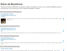 Tablet Screenshot of diariodaresistencia.blogspot.com