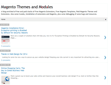 Tablet Screenshot of magento-modules.blogspot.com