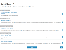 Tablet Screenshot of gotvillainy.blogspot.com