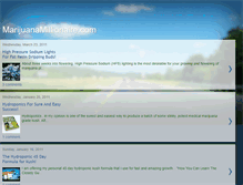 Tablet Screenshot of marijuanamillionairecom.blogspot.com