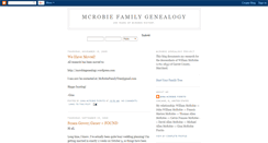 Desktop Screenshot of mcrobiegenealogy.blogspot.com