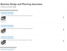 Tablet Screenshot of businessdesignplanningassociates.blogspot.com